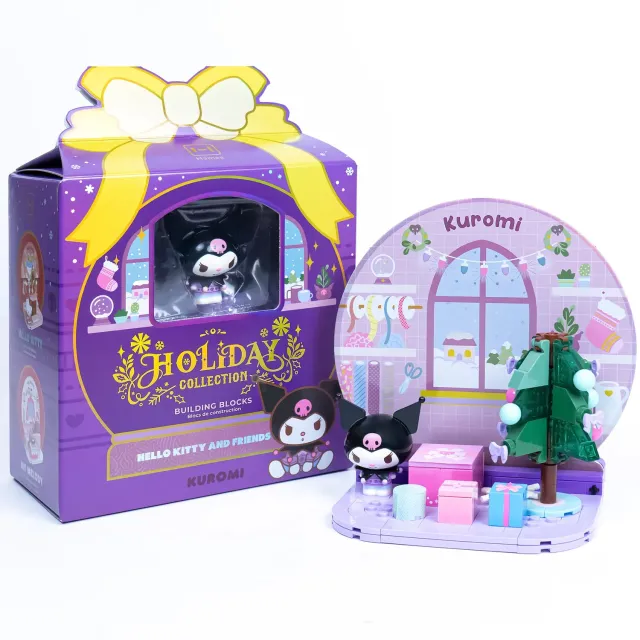 Hello Kitty Kuromi byggesett Holiday Collection julemotiv