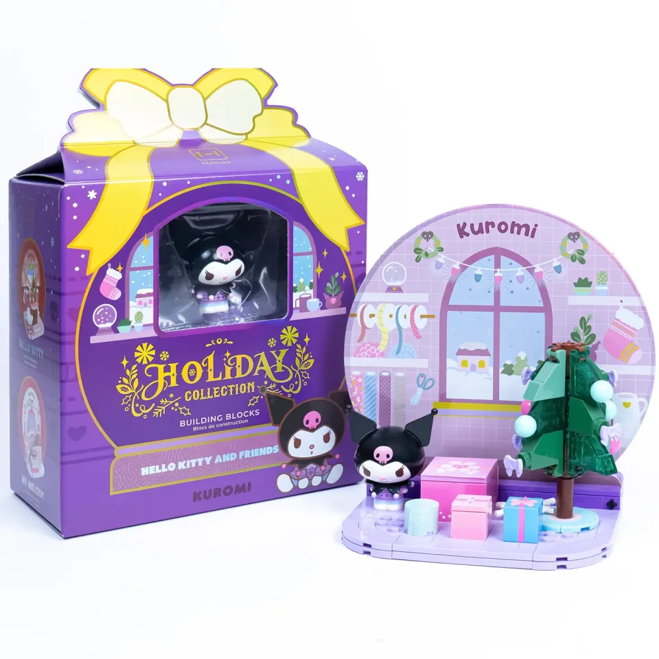 Hello Kitty Kuromi byggesett Holiday Collection julemotiv