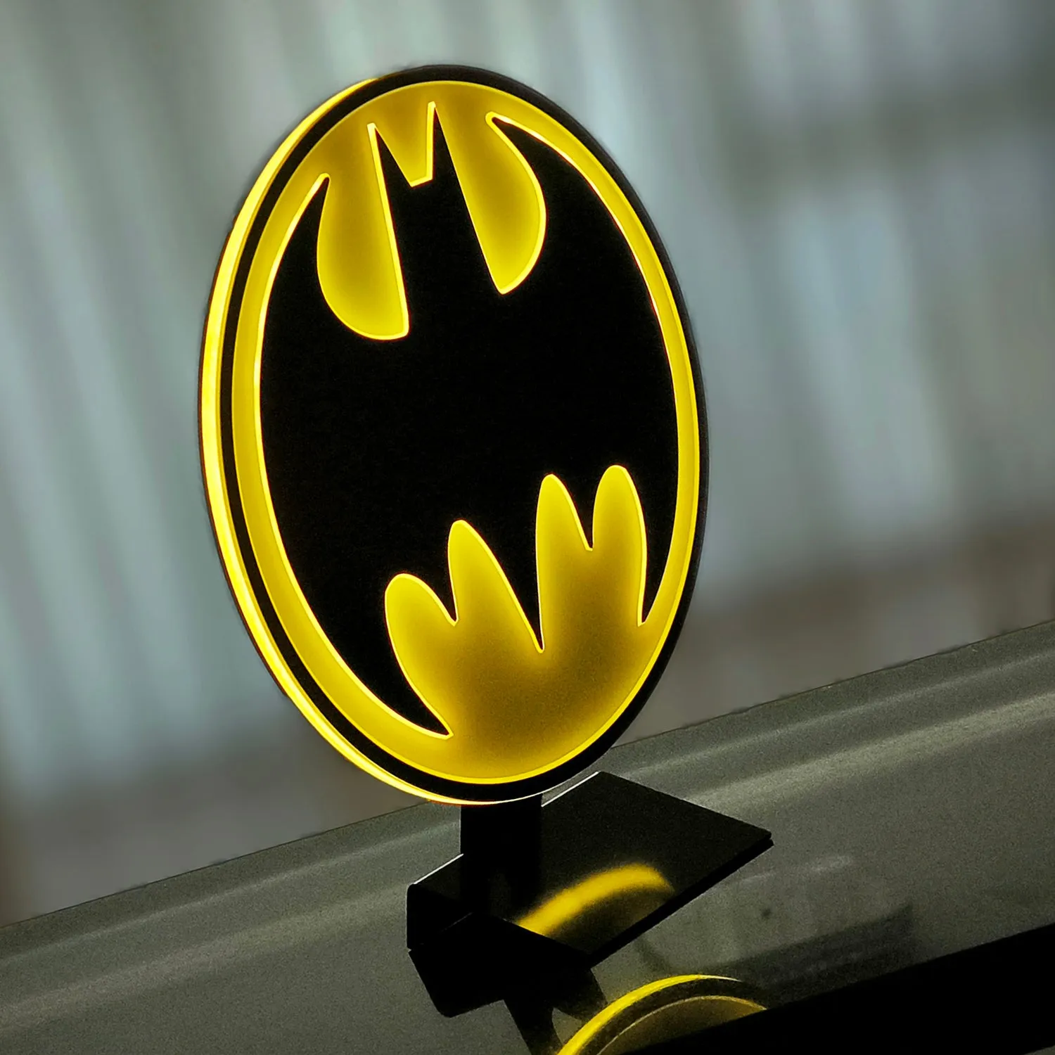 Batman Vintage Brandlite LED Logo Light LED-lampe 23 cm med USB-adapter
