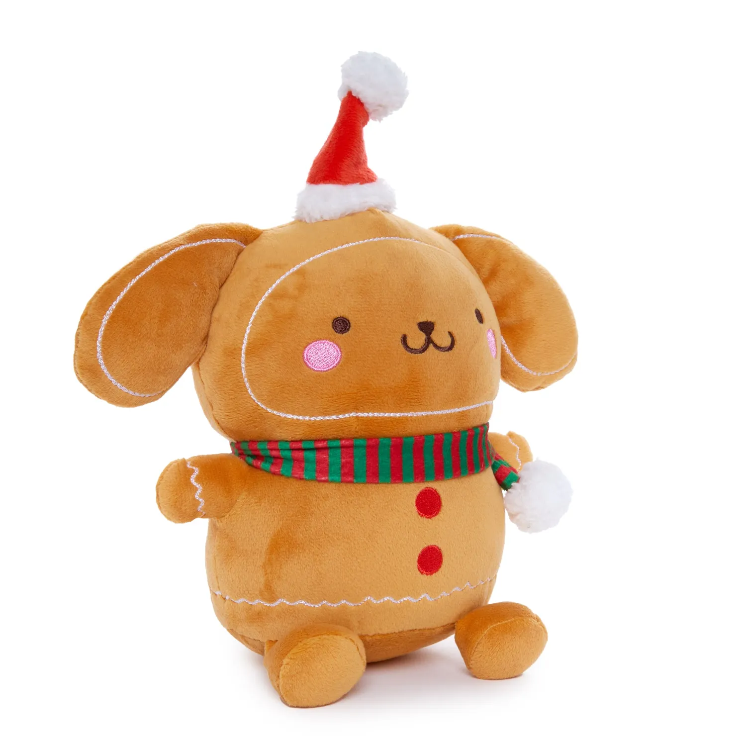 Hello Kitty Holiday Gingerbread Friends Pompompurin plysjbamse 18 cm