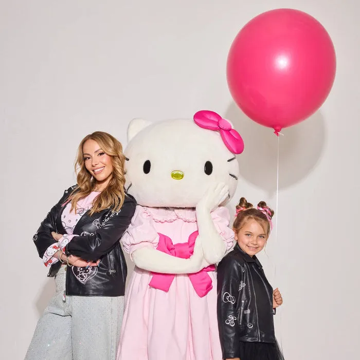 Hello Kitty x Lola + The Boys Graffiti bikerjakke svart voksen