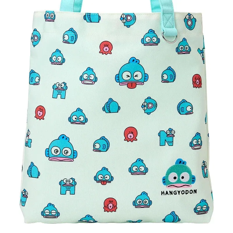 Hello Kitty Funny Faces Hangyodon totebag med magnetlukking