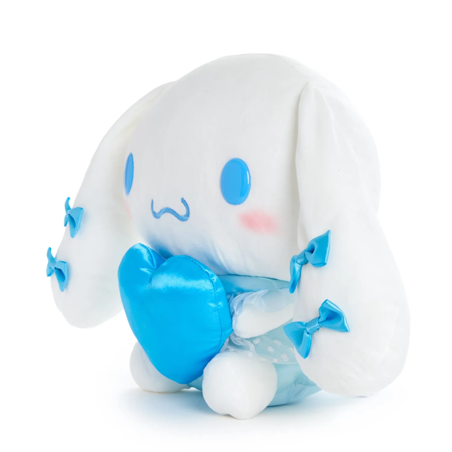 Hello Kitty Something Blue Cinnamoroll 12" kosedyr med blå sløyfe
