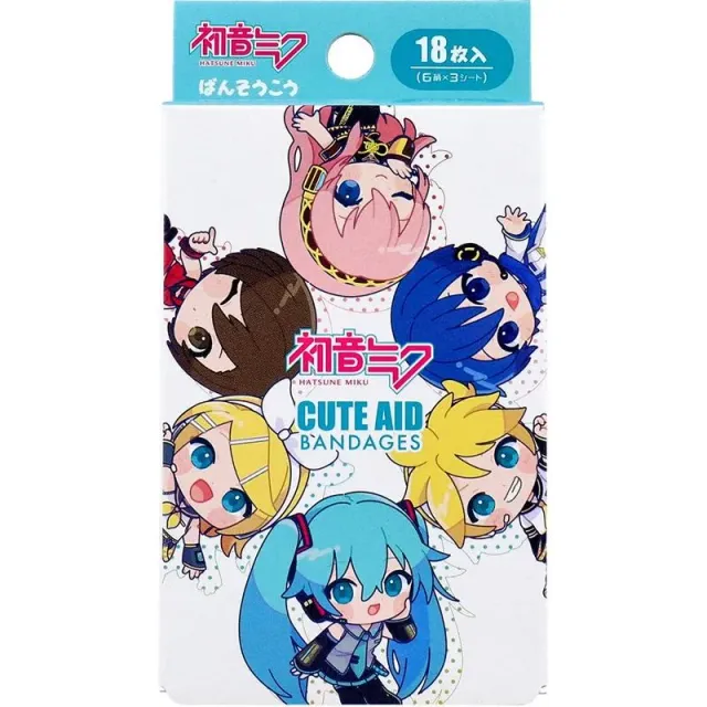 Neo Tokyo Vocaloid Bandage – Hatsune Miku plaster 18 stk