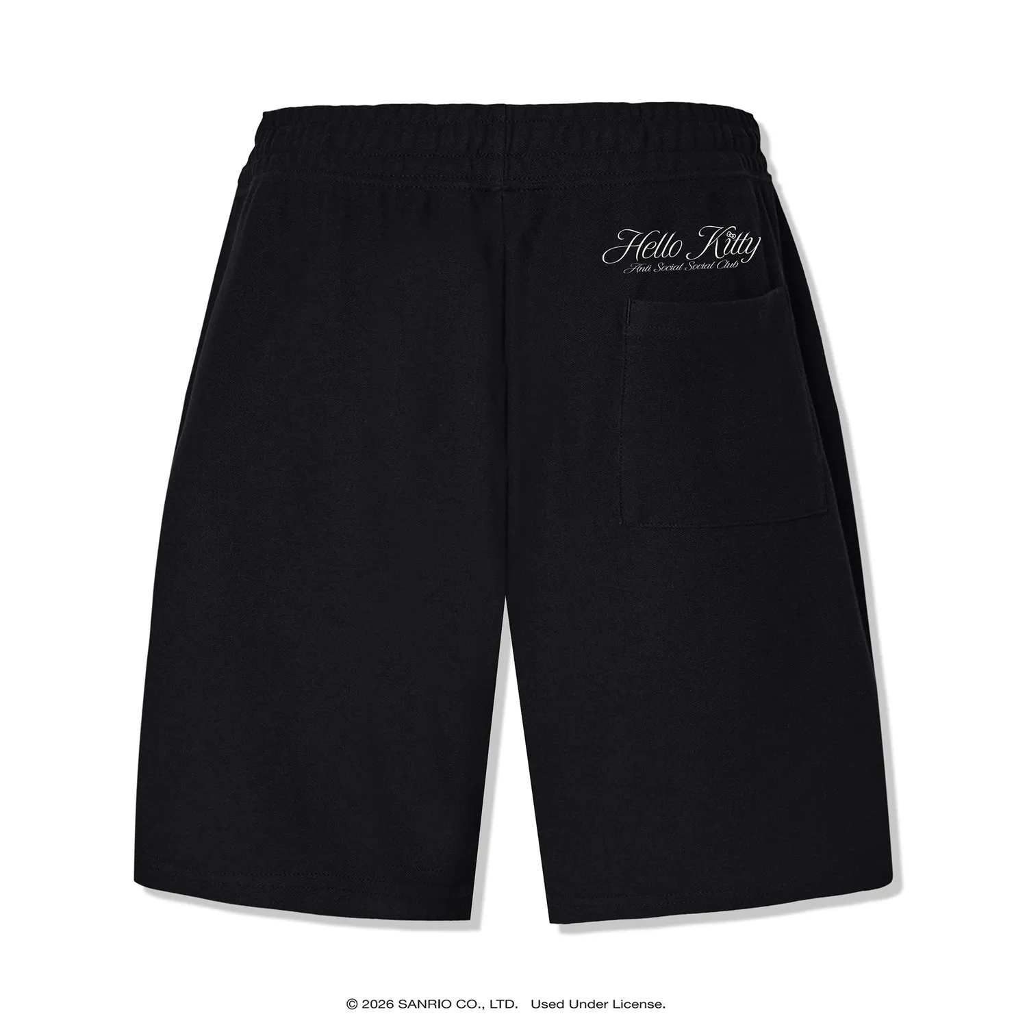 Hello Kitty Anti Social Social Club Love Shorts shorts svart