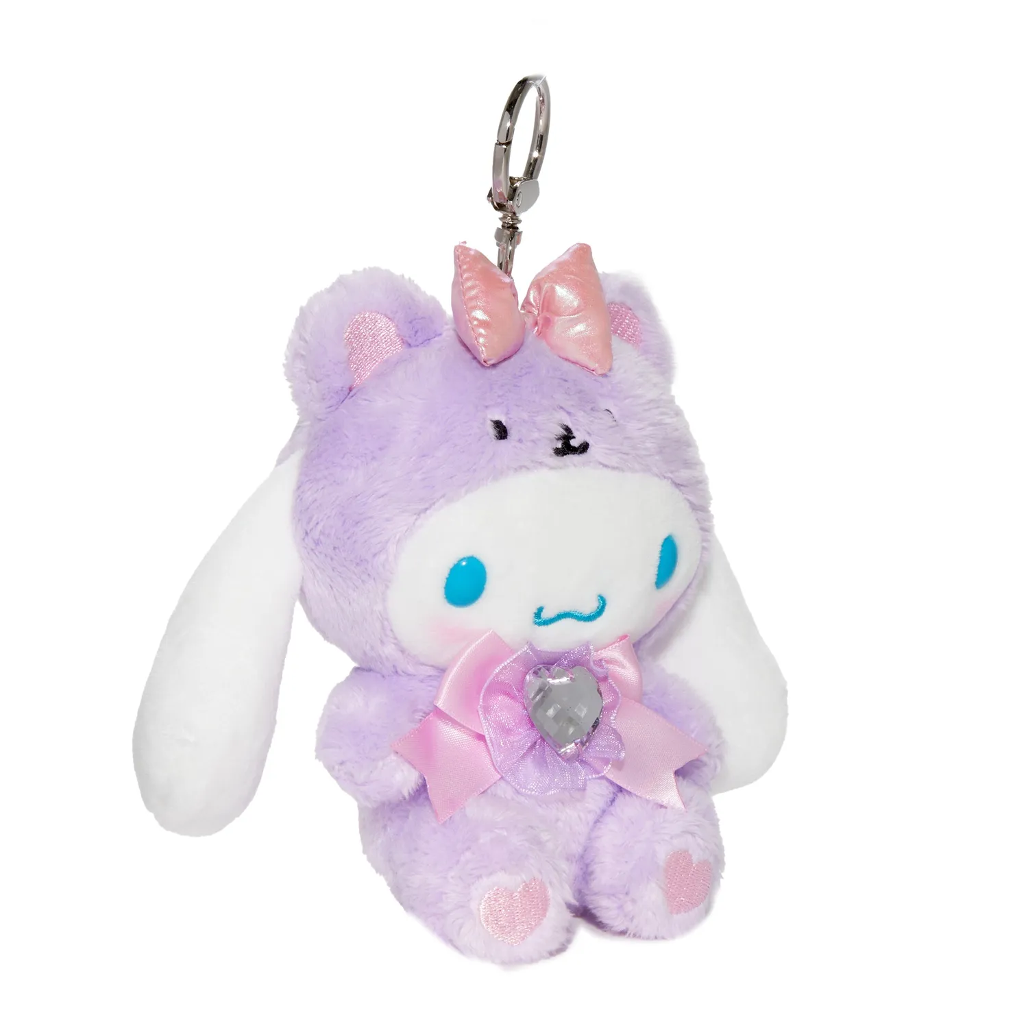 Hello Kitty Cinnamoroll Birthstone Mascot nøkkelring februar ametyst