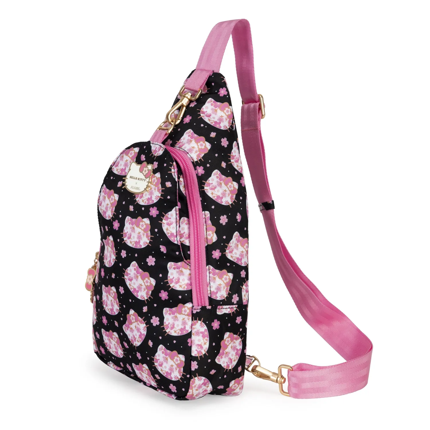 Hello Kitty x JuJuBe Crossbody Sling Bag Cherry Blossoms skulderveske