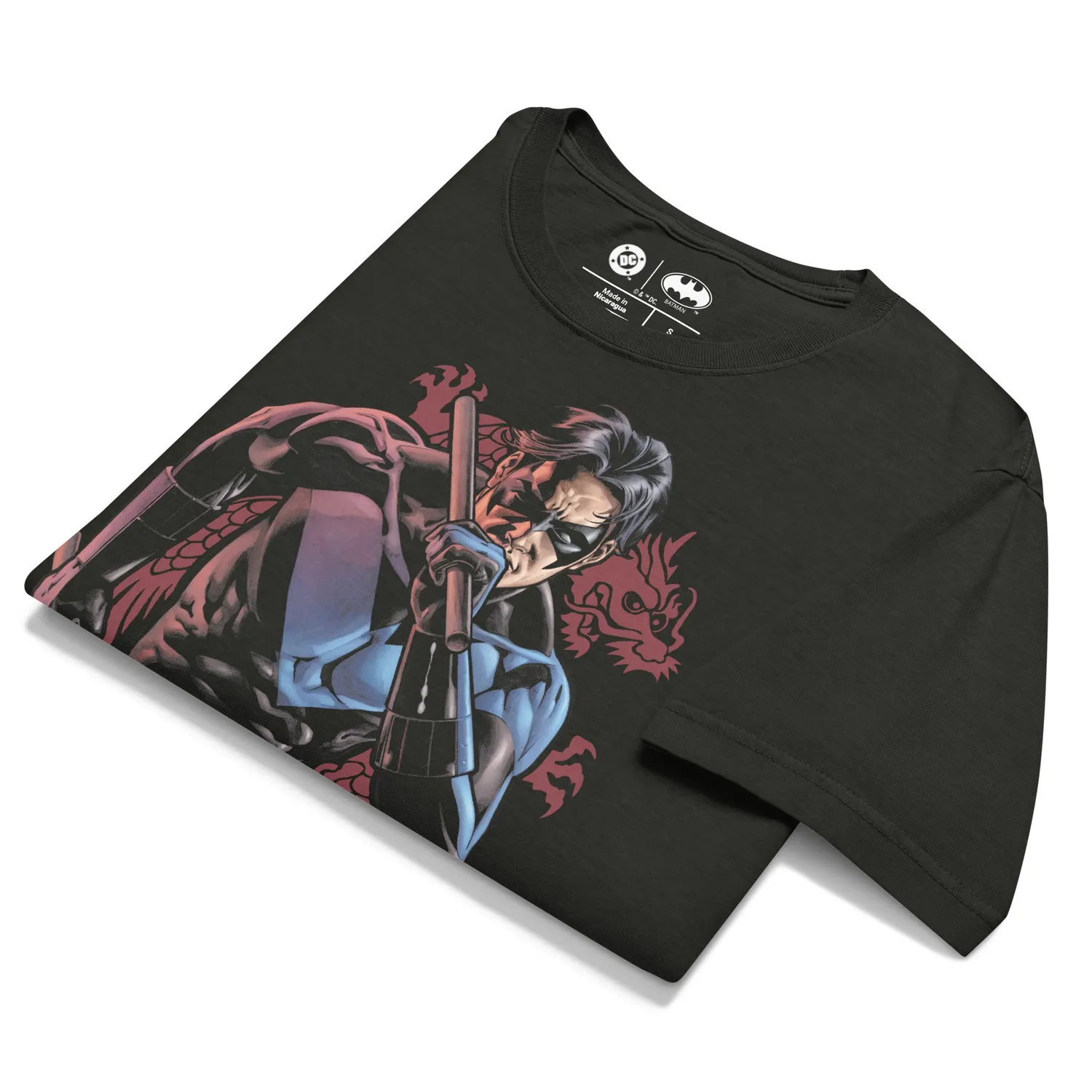 Batman NIGHTWING A Knight in Blüdhaven T-skjorte oversized bomull