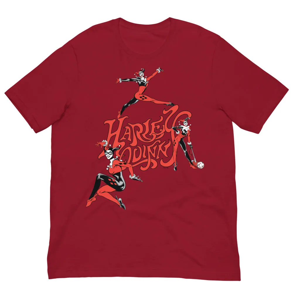Batman HARLEY QUINN Harlequin T-shirt T-skjorte