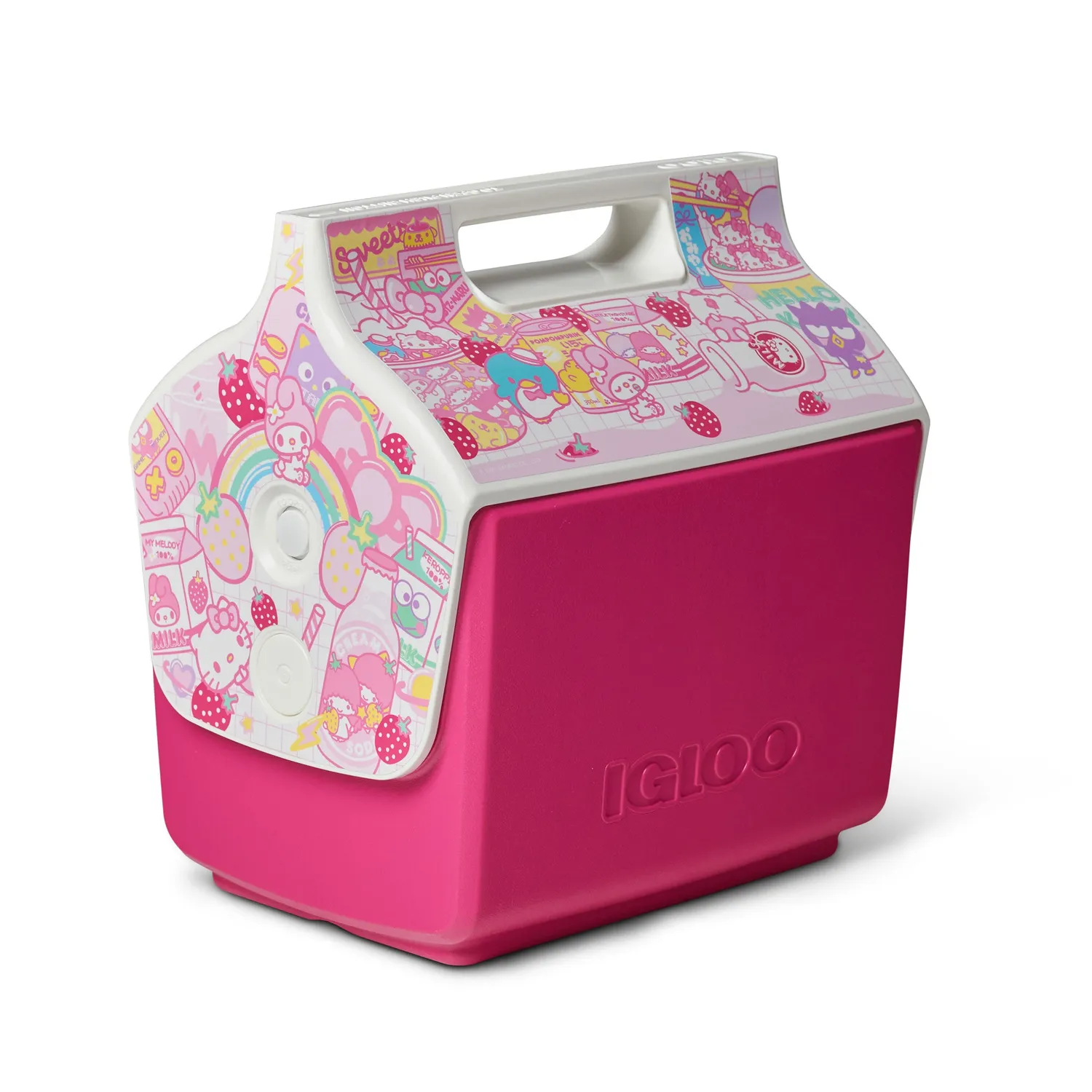 Hello Kitty and Friends x Igloo Little Playmate kjøleboks Strawberry Milk 6 liter