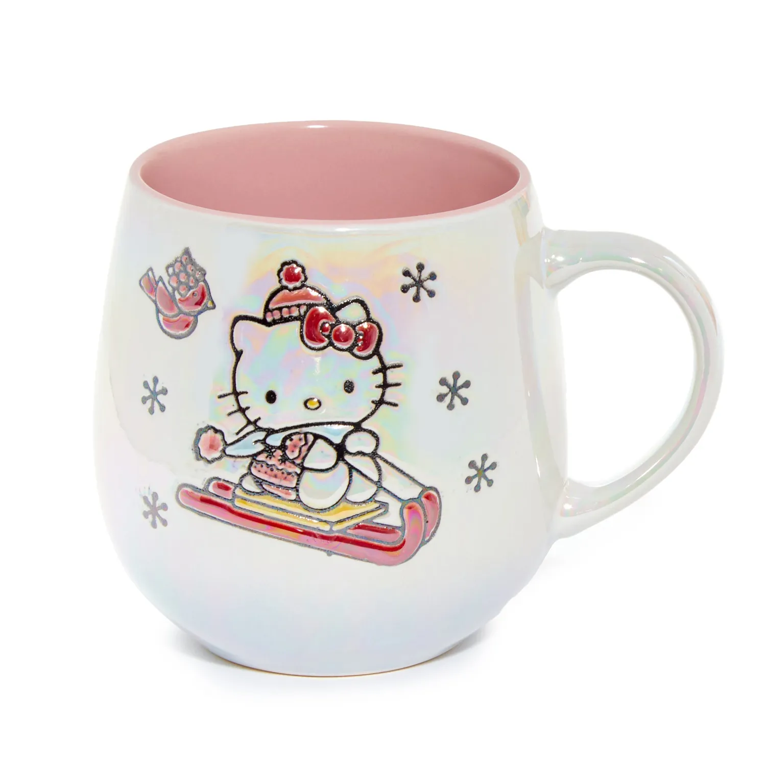 Hello Kitty Holiday Ski keramikkrus og figur – 2 deler