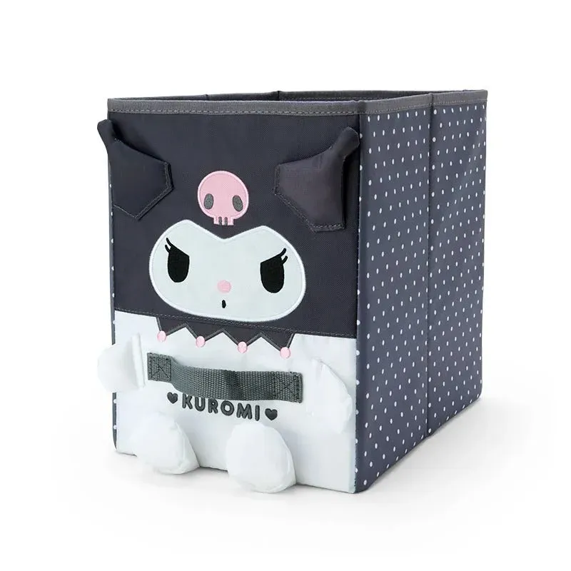 Hello Kitty Kuromi Foldable Storage Box liten oppbevaringsboks brodert