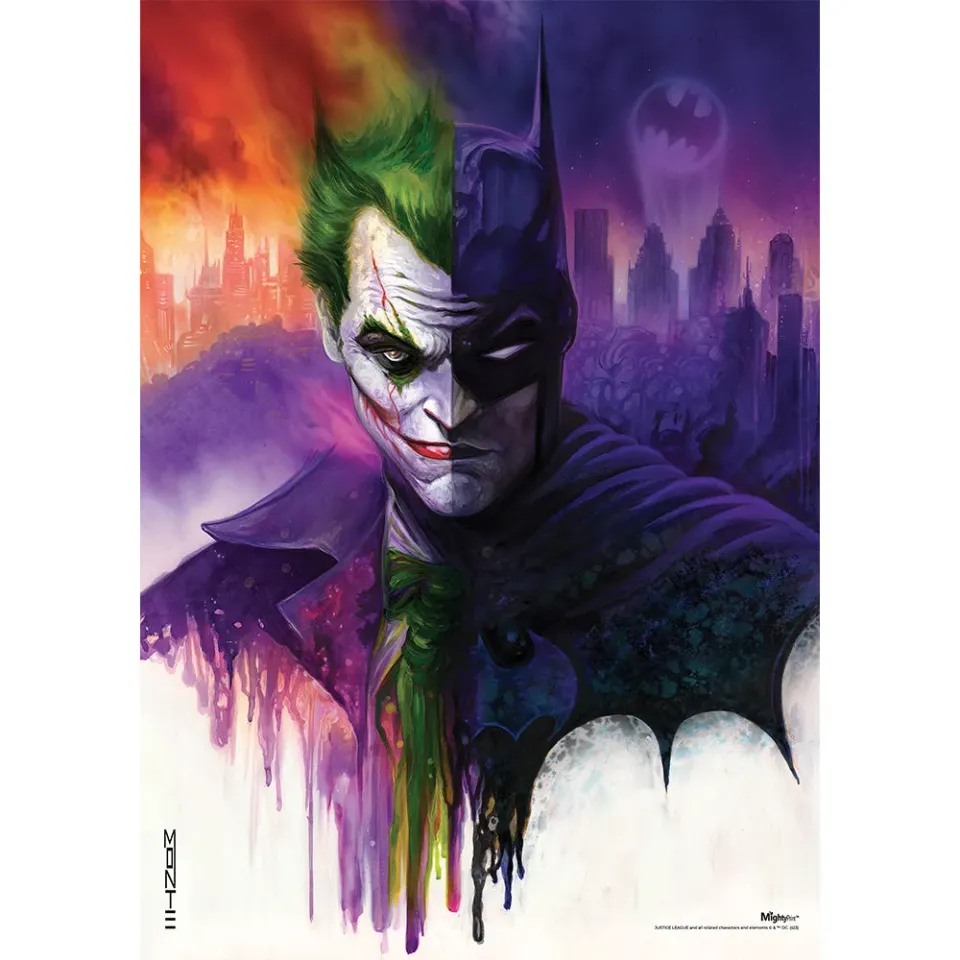 Batman The Joker & Batman Two of a Kind MightyPrint veggbilde