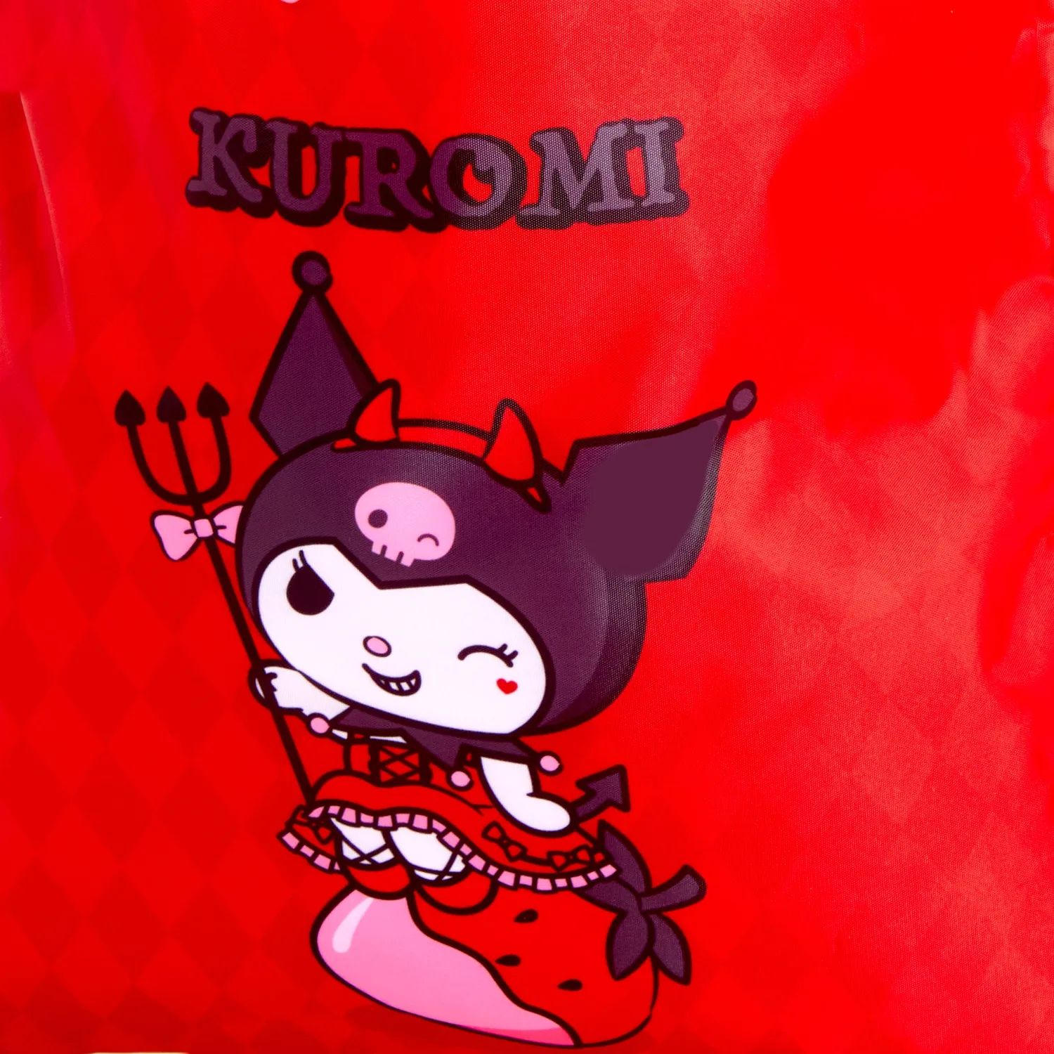 Hello Kitty Strawberry Treat Series Kuromi Drawstring Backpack ryggsekk