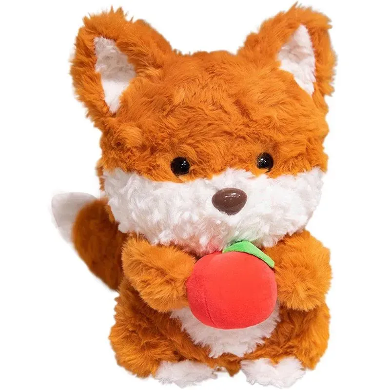 Kawaii Fox Soft Plush kosedyr 24 cm