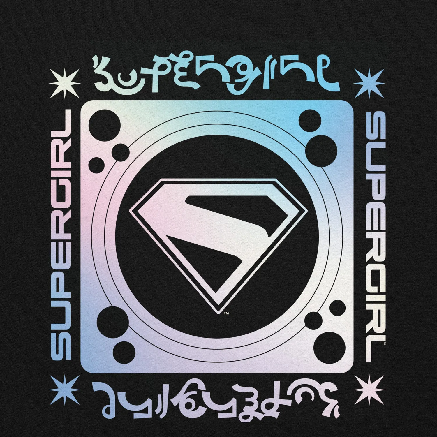 Batman SUPERGIRL (2026 Movie) Kryptonian hettegenser unisex bomull polyester