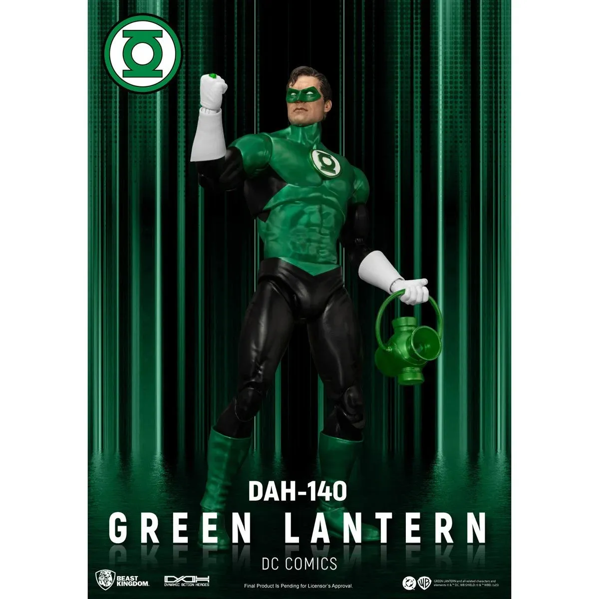 Green Lantern DAH-140 Dynamic 8ction Heroes actionfigur 8 tommer