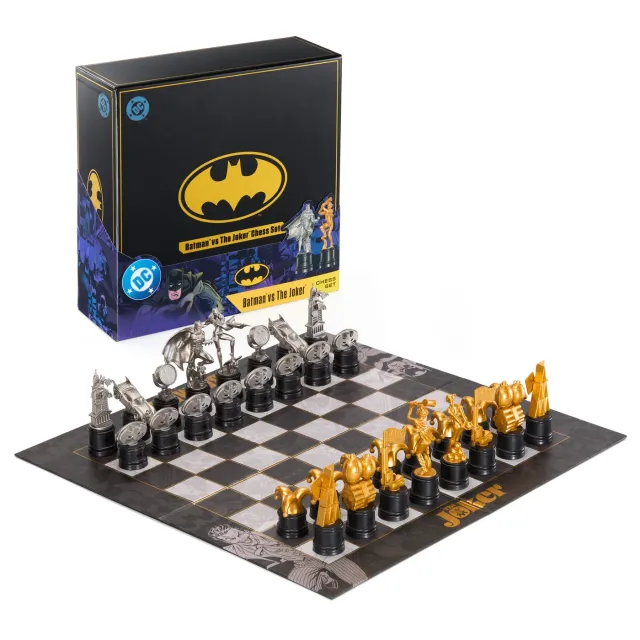 Batman vs The Joker sjakksett – 32 figurer, sammenleggbart brett