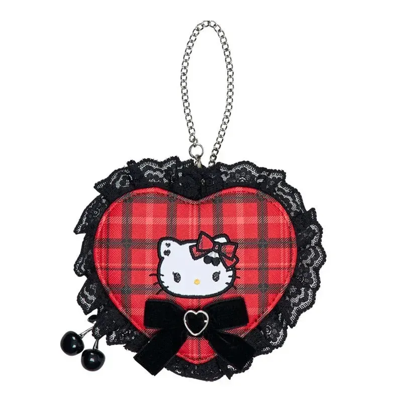 Hello Kitty Rock ’n’ Check minipunganheng med fast kjede