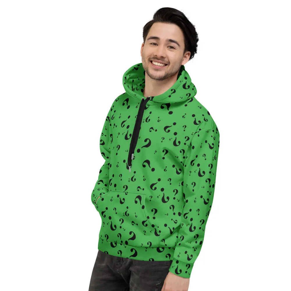 Batman Forever The Riddler hettegenser grønn og svart