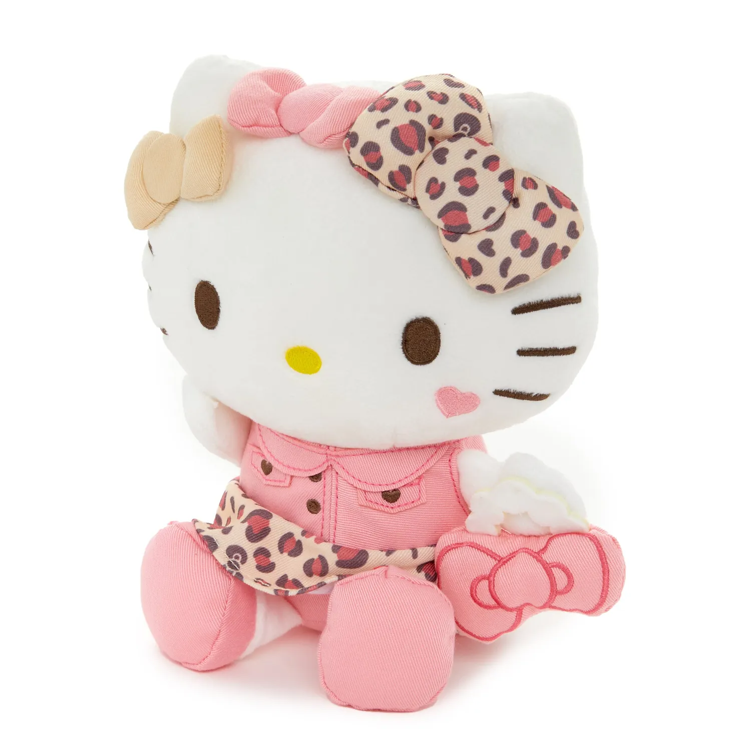 Hello Kitty Trendy Birthday 8 tommer kosedyr rosa leopard