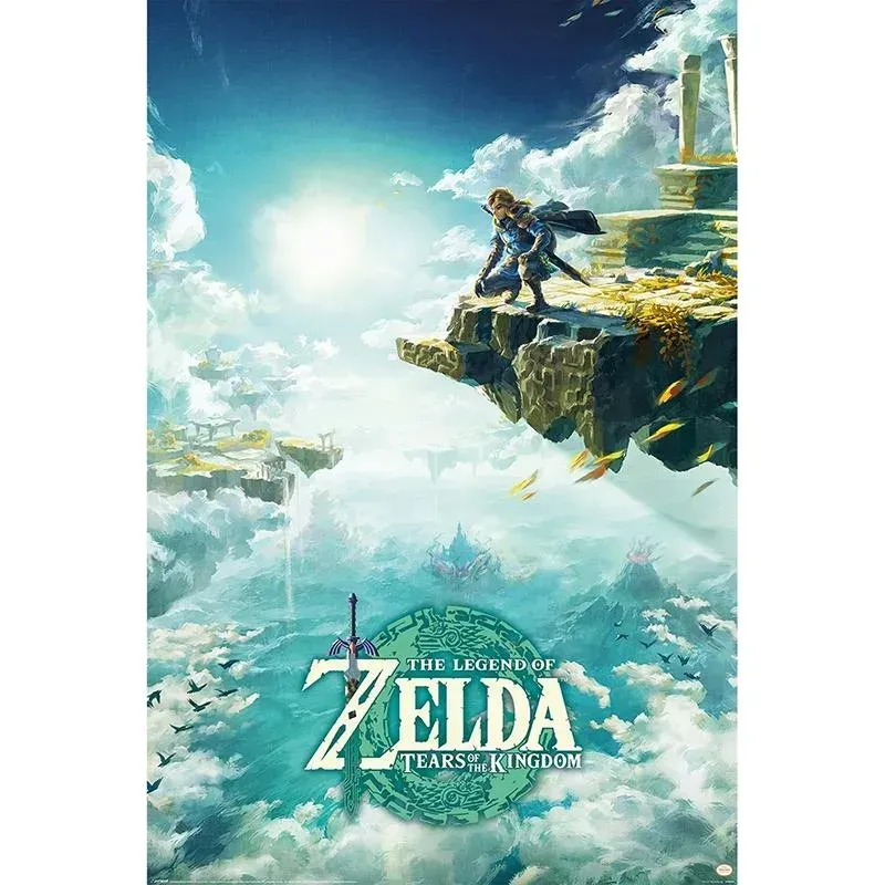 Neo Tokyo Zelda Tears of the Kingdom Cover Art plakat 61 × 91,5 cm