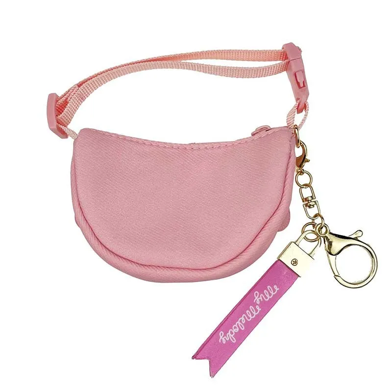 Hello Kitty My Melody 2-Way Mini Crescent Bag Charm veskeanheng