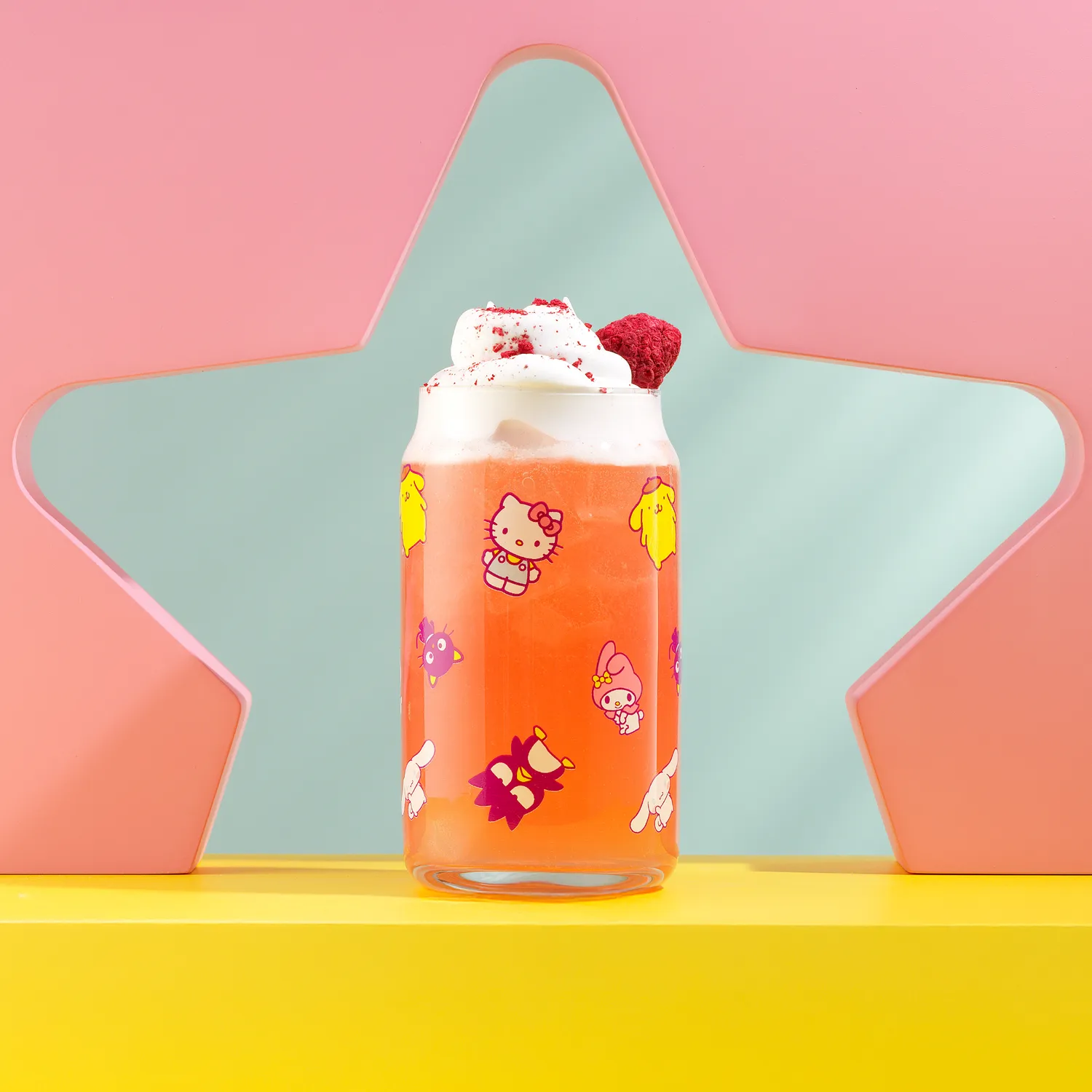 Hello Kitty Daydream Tumbler Glasses drikkeglass 4-pakning