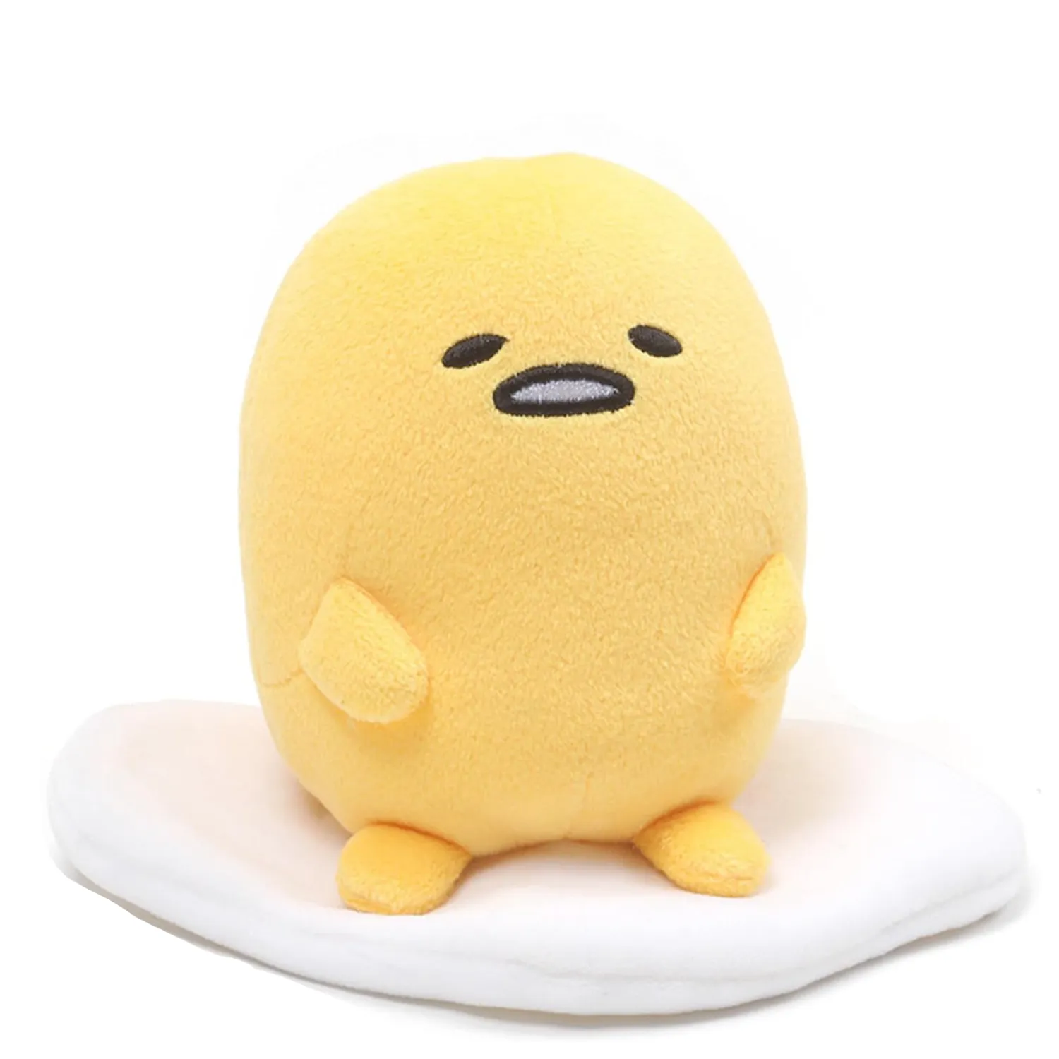 Gudetama Lazy Egg plysjbamse sittende 4 tommer