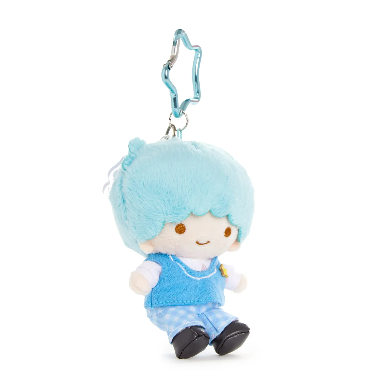 Hello Kitty LittleTwinStars Kiki Uniform Check Plush Mascot Keychains 50th Anniversary plysjanheng