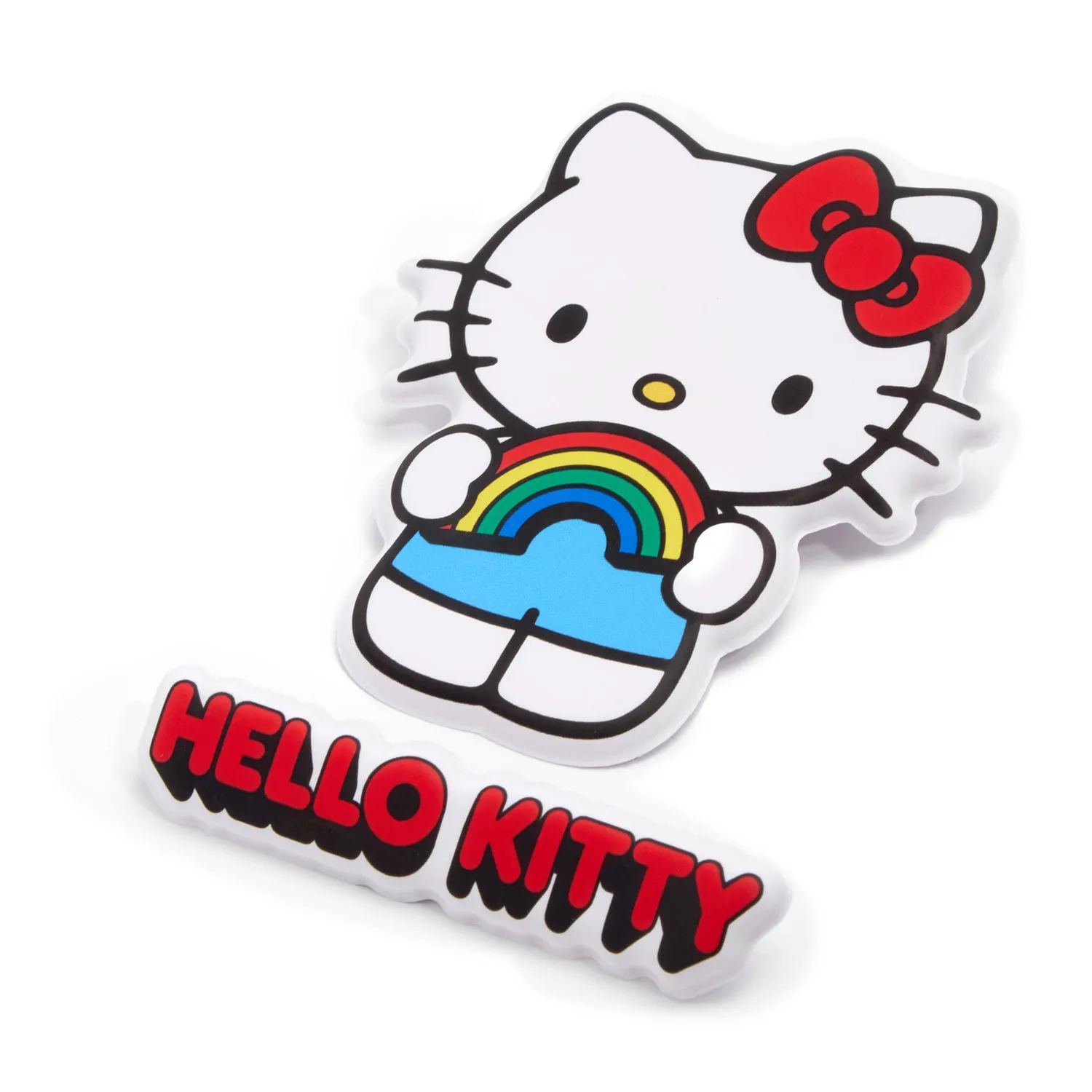 Hello Kitty x Pipsticks Big Puffy Sticker klistremerke – regnbue