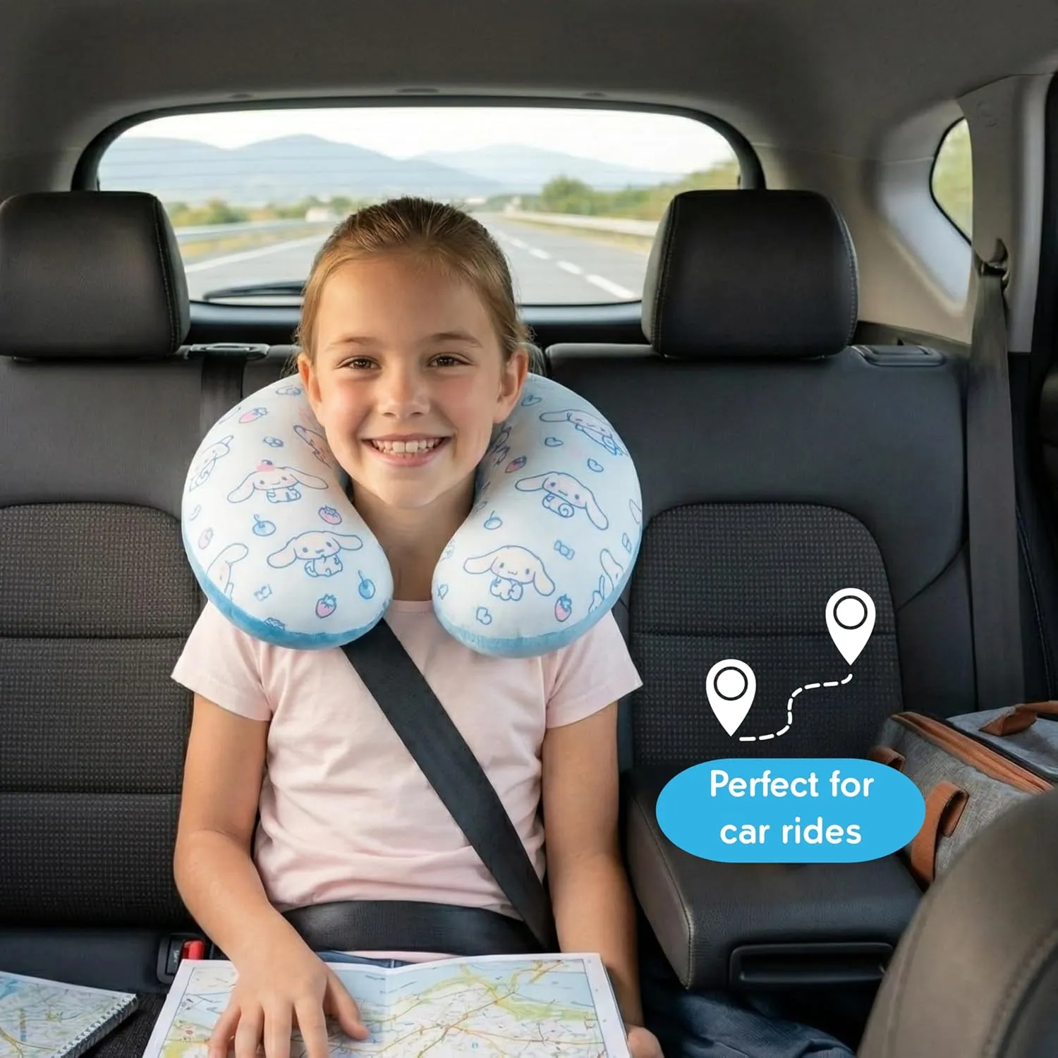 Hello Kitty Cinnamoroll Travel Neck Pillow reisepute – Cloud Snuggles