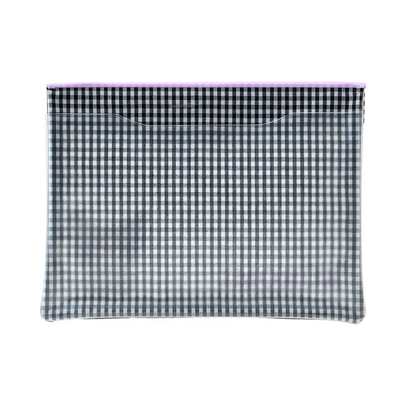 Hello Kitty Kuromi Gingham Flat Pouch flatpung – rutete