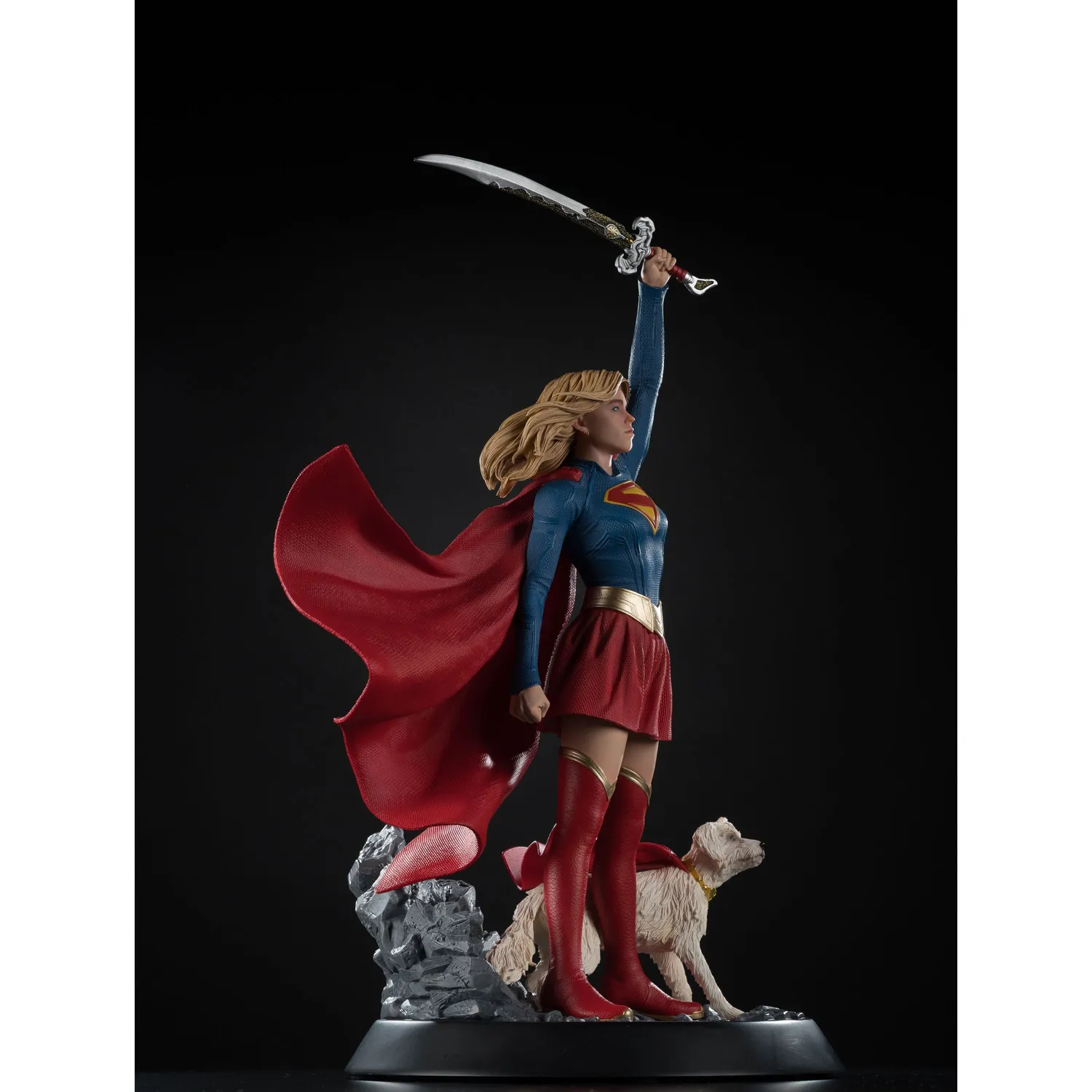 Batman Supergirl (2026 Movie) resinstatue 1/6 Krypto
