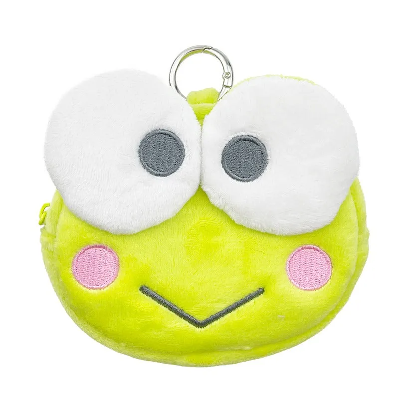 Hello Kitty Keroppi 2-Way Bestie Lanyard Pouch nøkkelbånd med pung