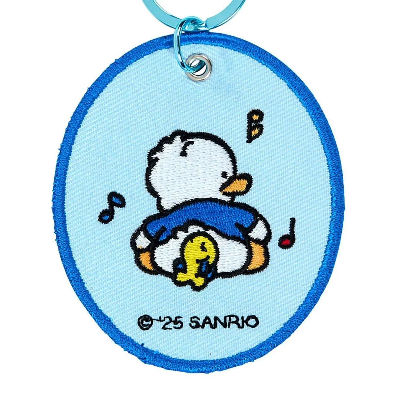 Hello Kitty Pekkle Mascot Badge-nøkkelring, brodert navneskilt