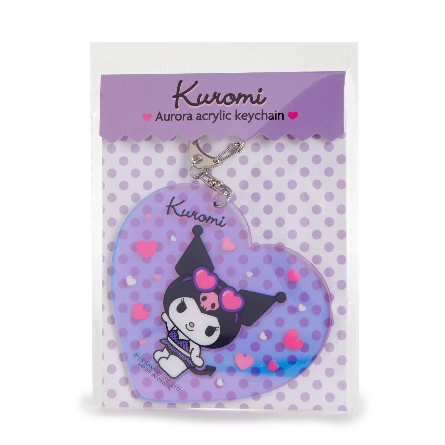 Hello Kitty Summer Swim Kuromi akryl nøkkelring iriserende