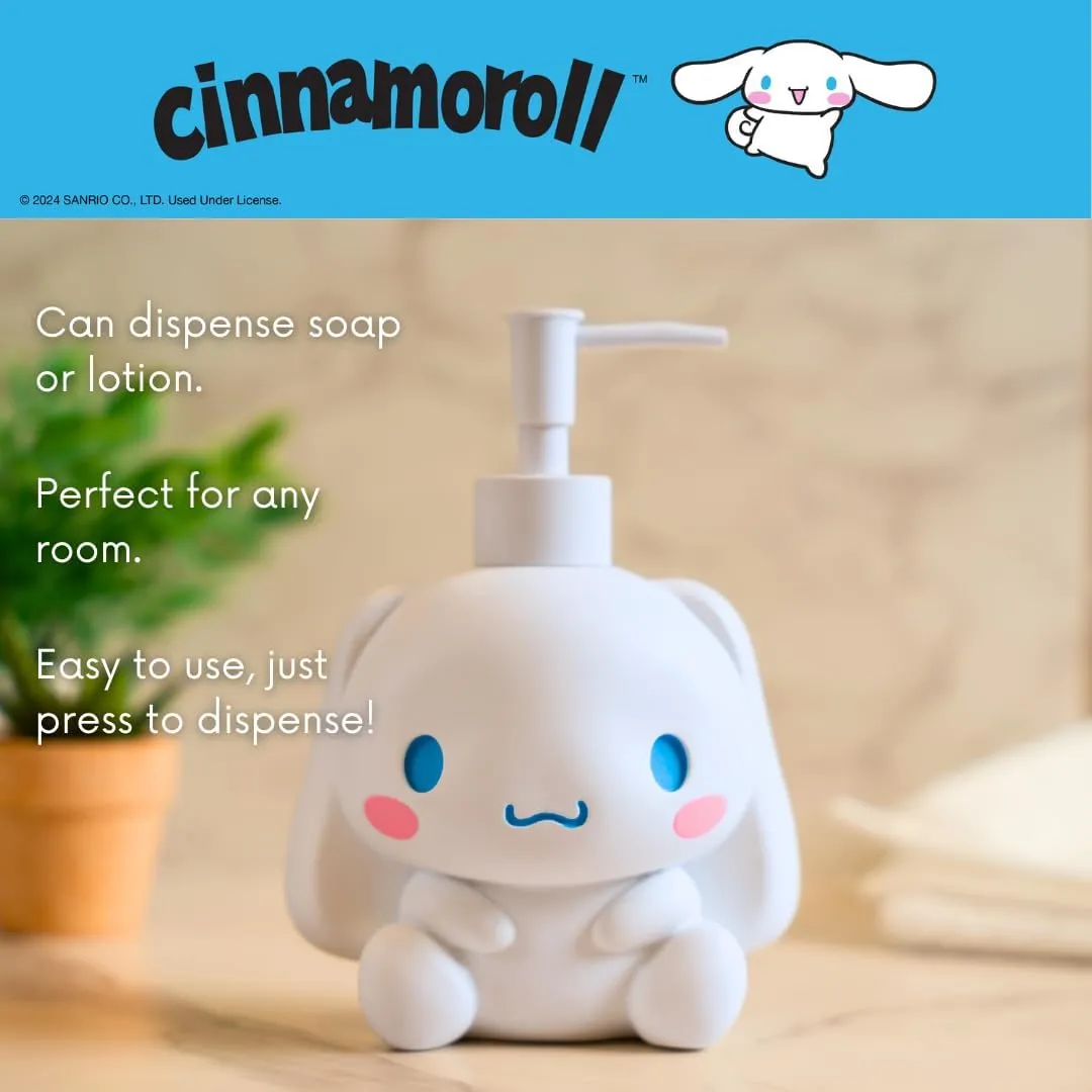 Hello Kitty Cinnamoroll Bouncy Pump Dispenser såpedispenser 12 oz polyresin