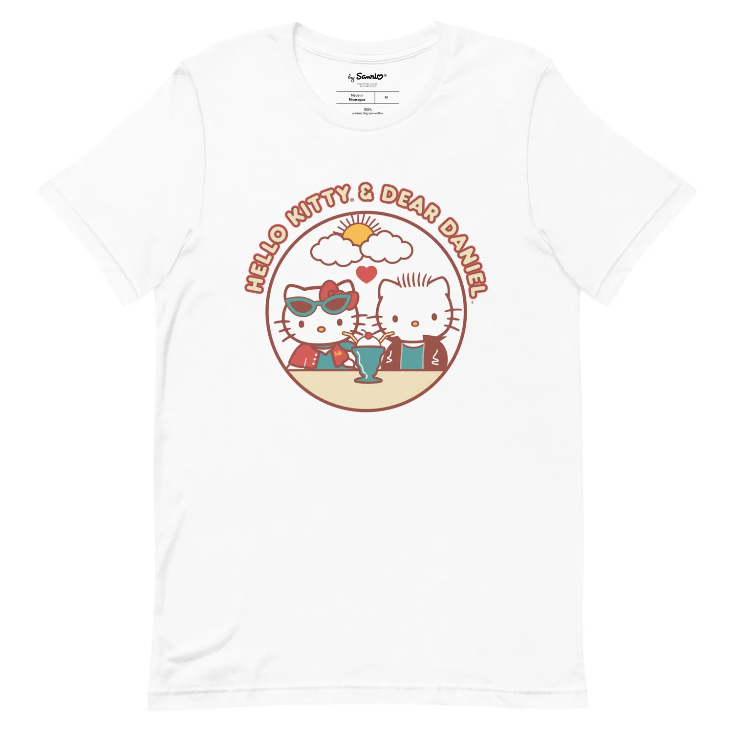 Hello Kitty & Dear Daniel Milkshake Tee T-skjorte rosa