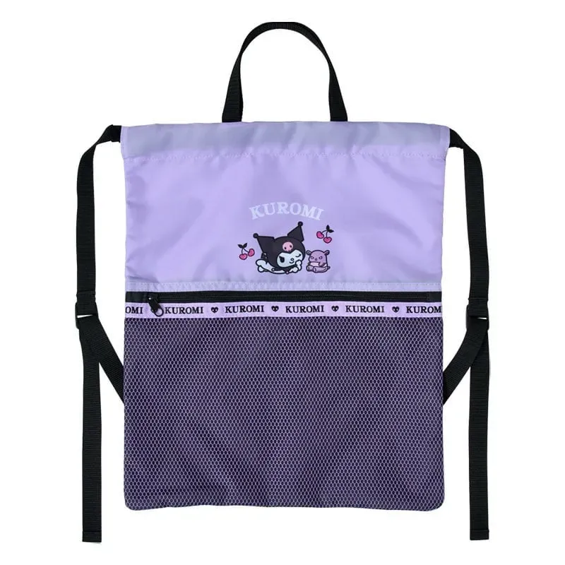 Hello Kitty Kuromi Kids Drawstring Backpack gympose barn