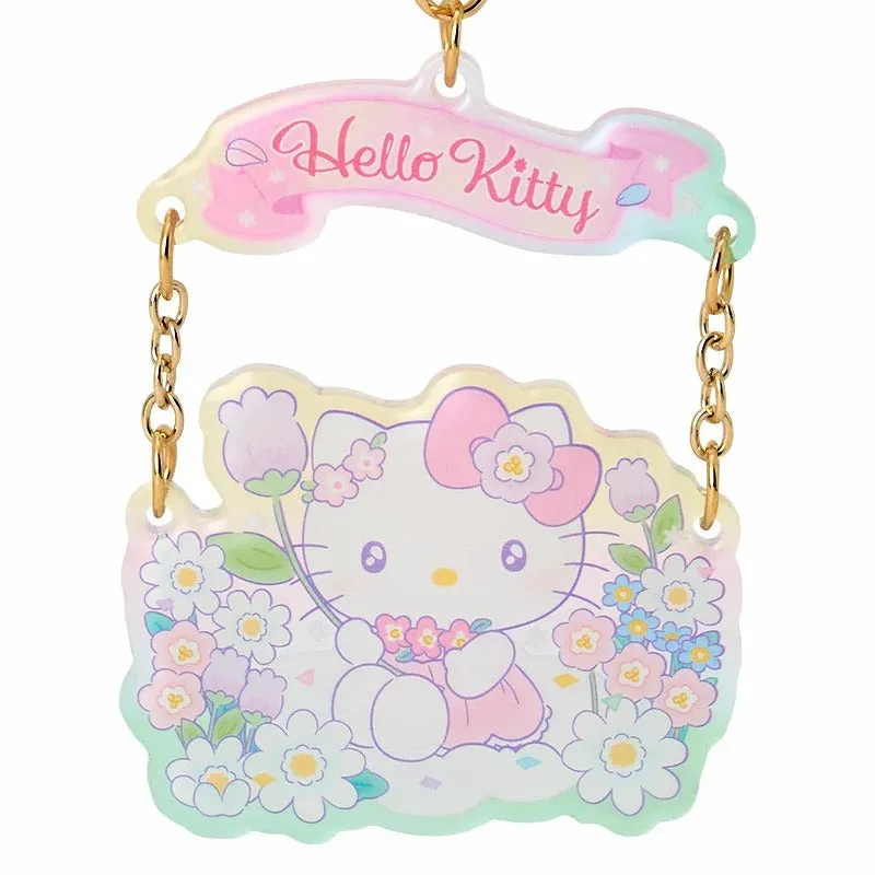 Hello Kitty Everyone is the Star Series akrylnøkkelring blomst