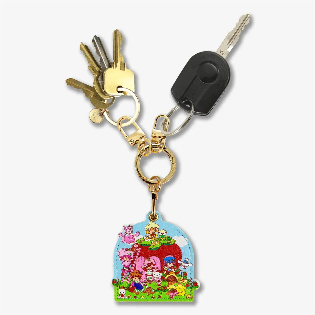 Hello Kitty and Friends x Sonix Strawberry Shortcake AirTag Keychain nøkkelring