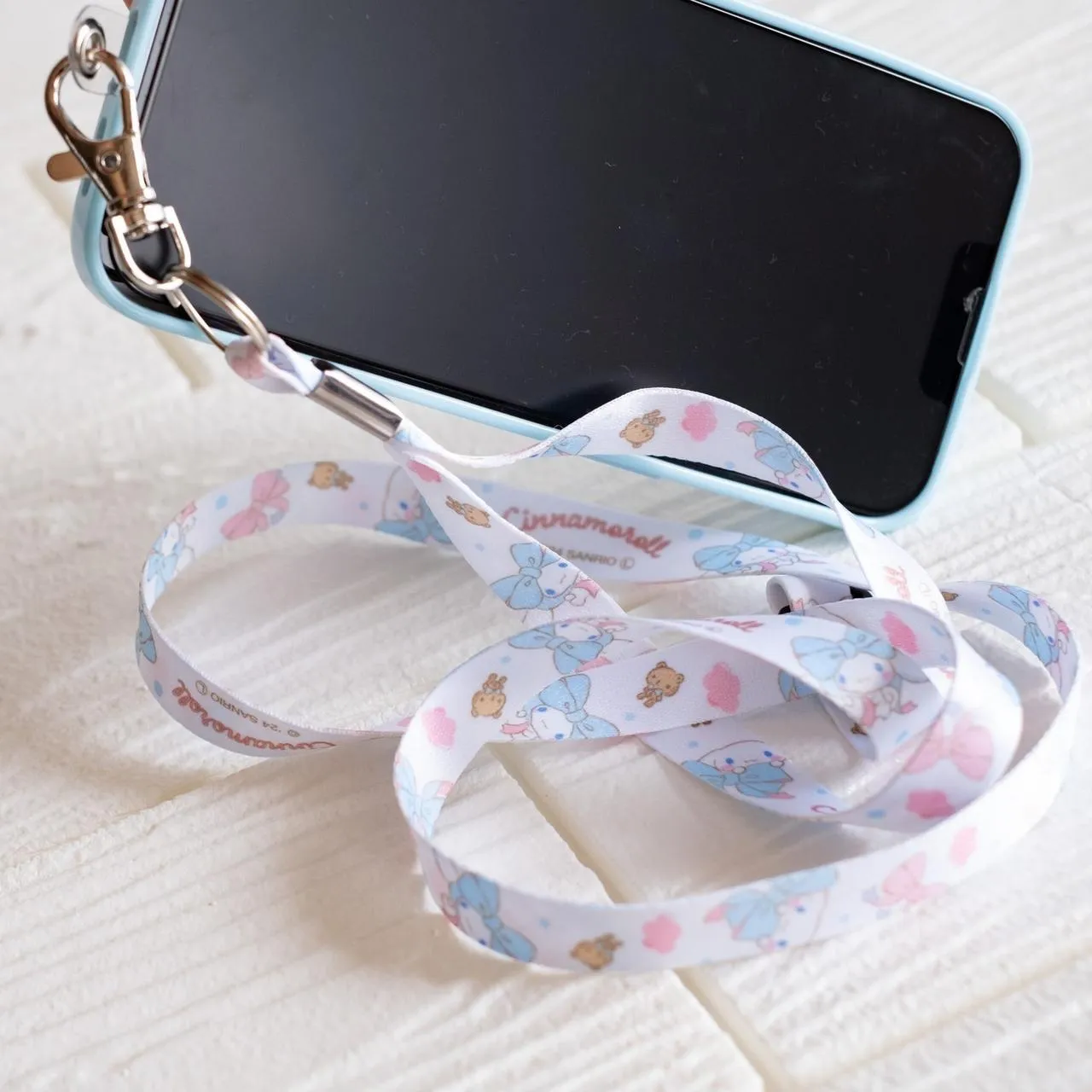 Sanrio Cinnamoroll Big Ribbon Series nøkkelbånd