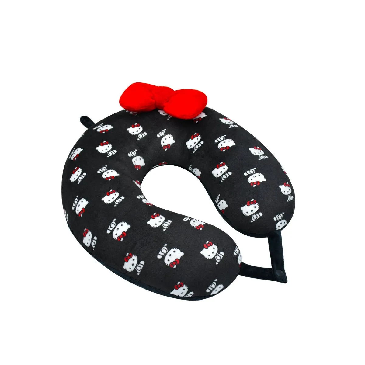 Hello Kitty x FUL Black Neck Pillow reisepute svart vaskbar
