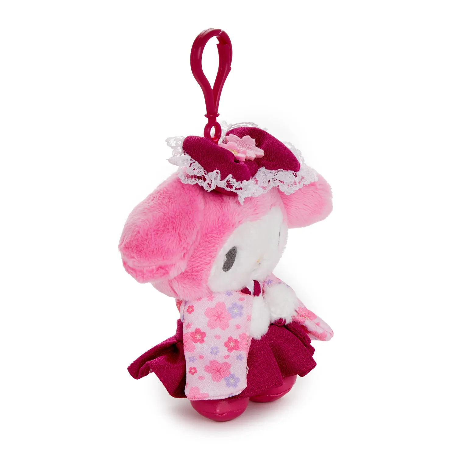 Hello Kitty My Melody Plush Mascot Clip koseklips hakama