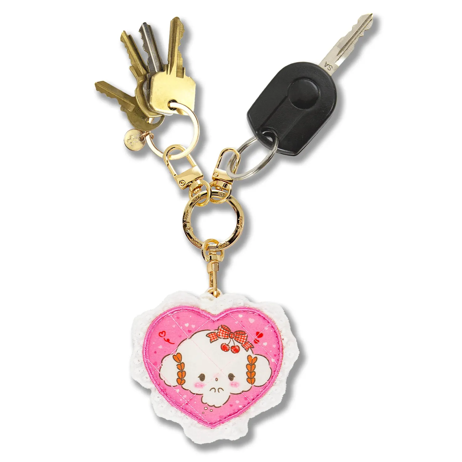 Hello Kitty Cogimyun x Sonix AirTag nøkkelring hjerteformet