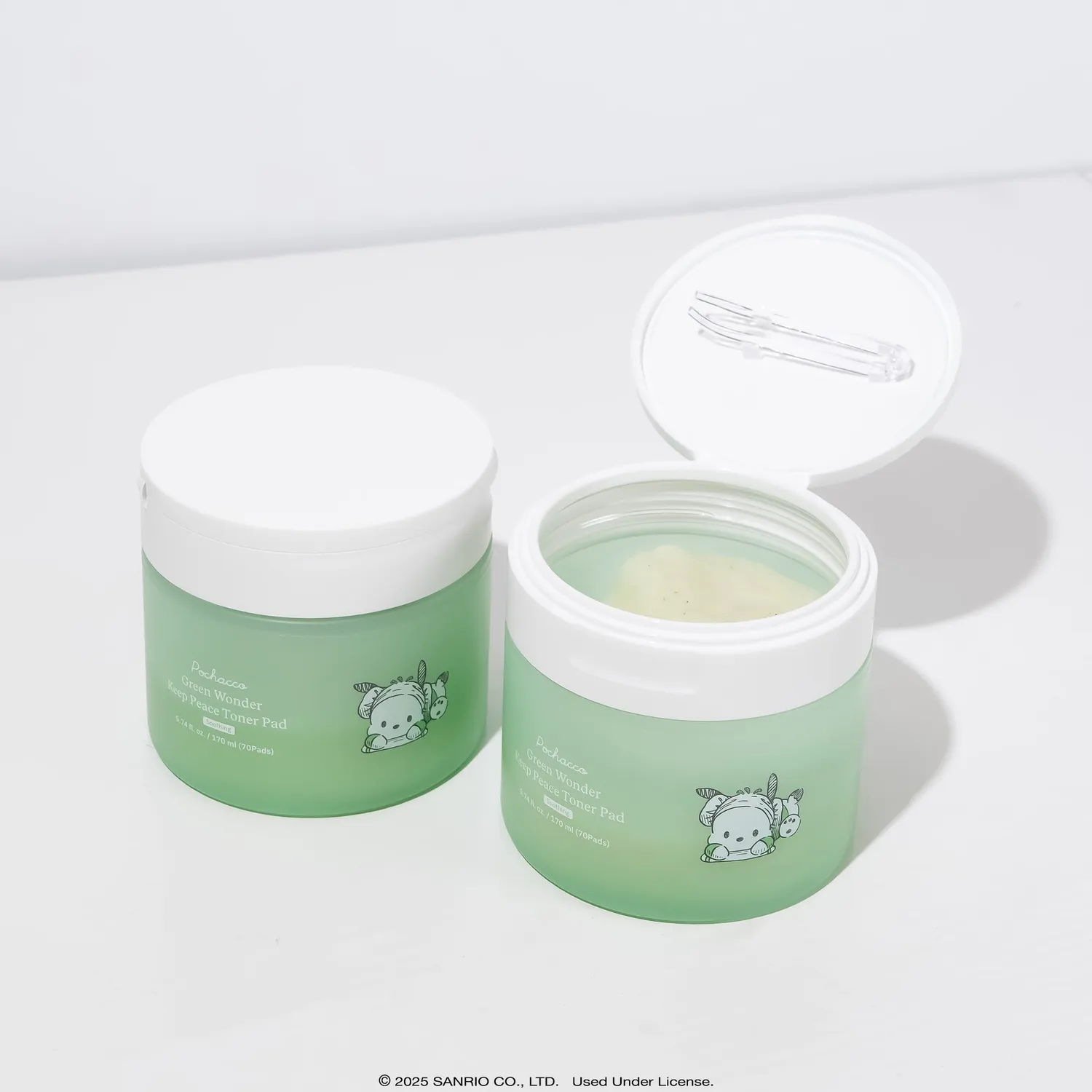 ByUR Sanrio K-Spa Pochacco Green Wonder toner pads
