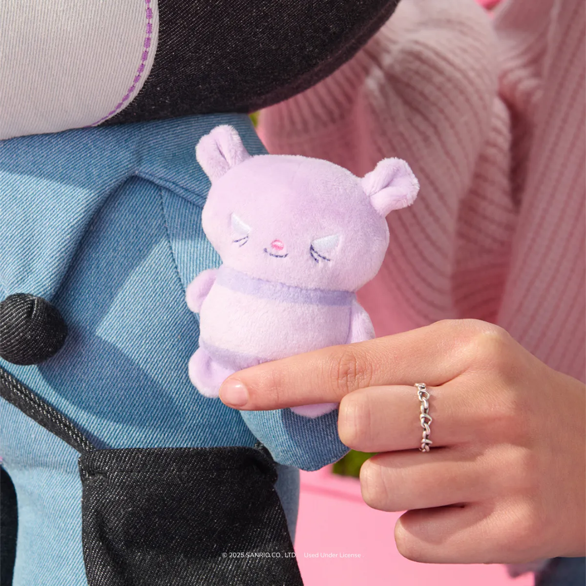 Hello Kitty Kuromi 24" Ultra-Premier Denim Patchwork Plush kosedyr
