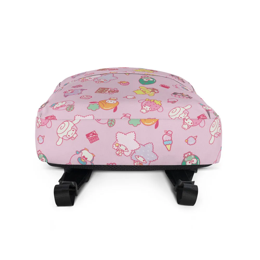 Hello Kitty and Friends Eats & Treats All-over Print Backpack ryggsekk