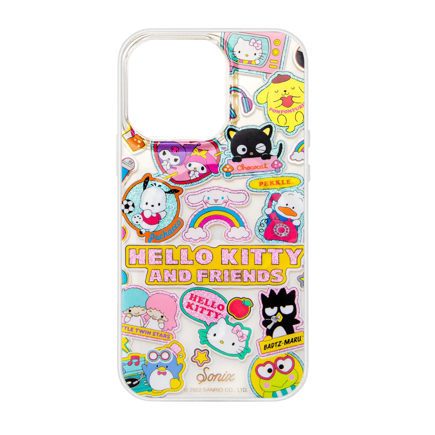 Hello Kitty x Sonix Supercute Stickers iPhone-deksel 14 MagSafe